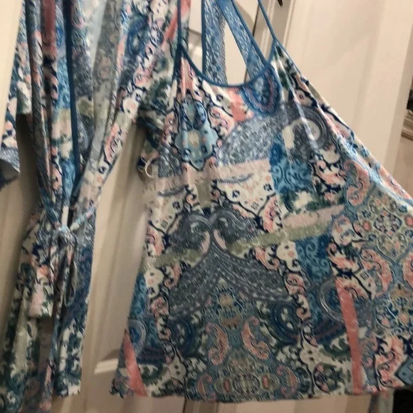 IN BLOOM NIGHTGOWN & ROBE 2-Piece Set NWT sz L